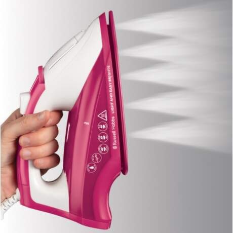 Žehlička RUSSELL HOBBS 26480-56 Light & Easy Brights Berry ružová