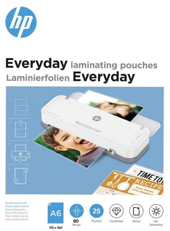 Laminovacia fólia HP s hrúbkou 80 mikrónov, 25 ks v balení