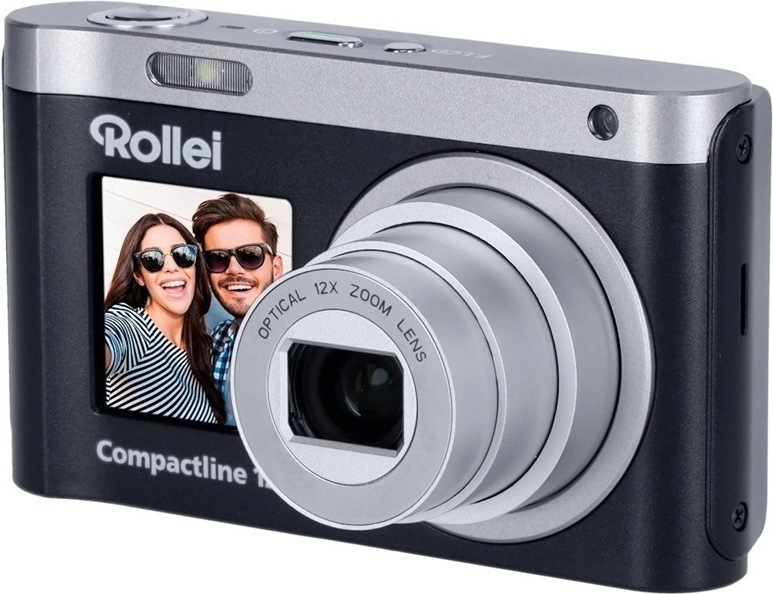 Digitálny kompakt Rollei Compactline 12X, čierna farba