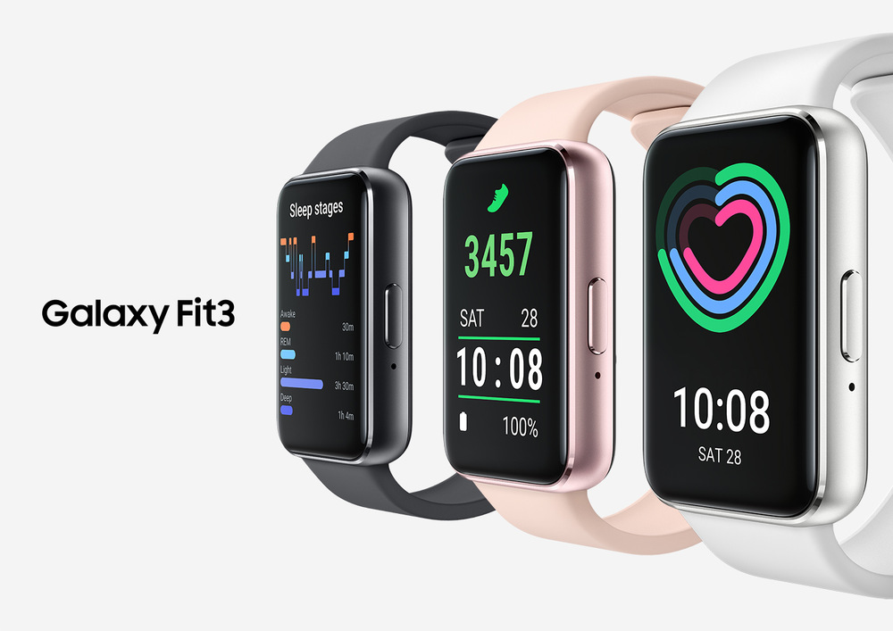 Fitness náramok Samsung Galaxy Fit3 strieborný Fitness náramok Samsung Galaxy Fit3 strieborný