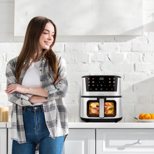 Fritéza teplovzdušná Tesla AirCook Q60 XXL Pro nerez Fritéza teplovzdušná Tesla AirCook Q60 XXL Pro nerez