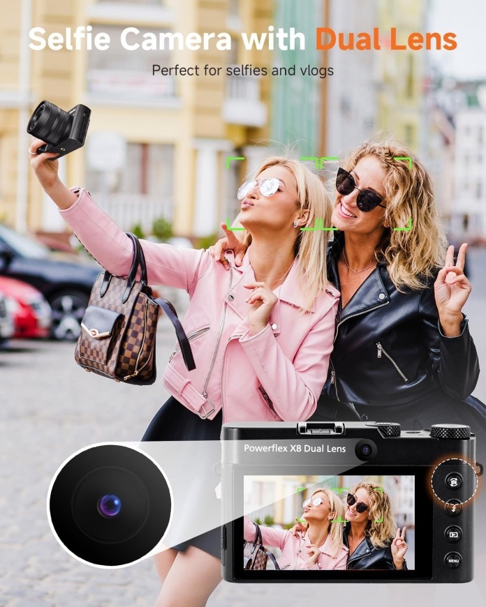 Digitálny fotoaparát Rollei Powerflex X8 čierny Rollei Powerflex X8, čierna