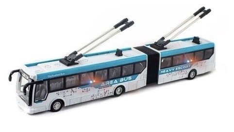 RC autobus Alltoys Trolejbus biely/modrý