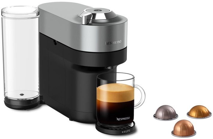 Kapsulový kávovar Krups Nespresso Vertuo Pop+ XN930T10 Titanium Kapsulový kávovar Krups Nespresso Vertuo Pop+ XN930T10 Titanium