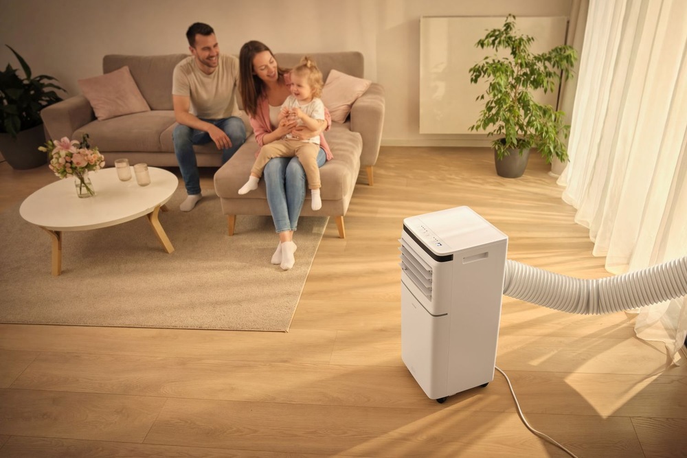 Mobilná klimatizácia Sencor SAC MT7042C Wi-Fi, 7 000 BTU/h biela Bezpečný provoz a snadná manipulace dělají z mobilní klimatizace Sencor SAC MT7042C ideálního pomocníka pro celou rodinu.