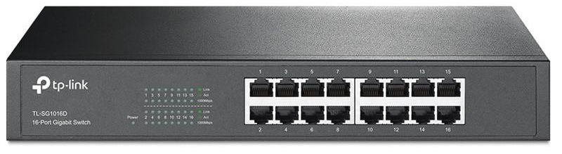 Switch TP-Link TL-SG1016D sivý
