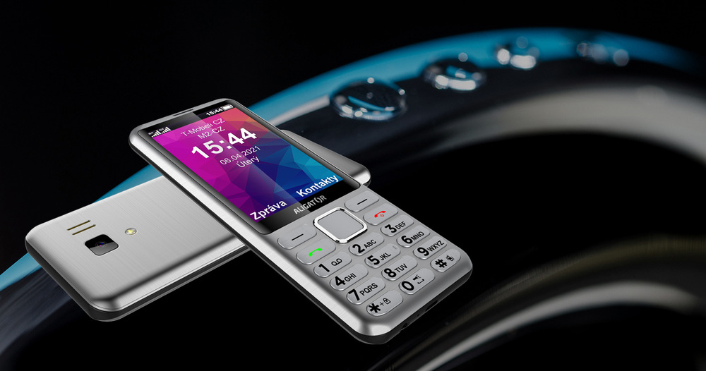 Mobilný telefón Aligator D950 Dual Sim zlatý