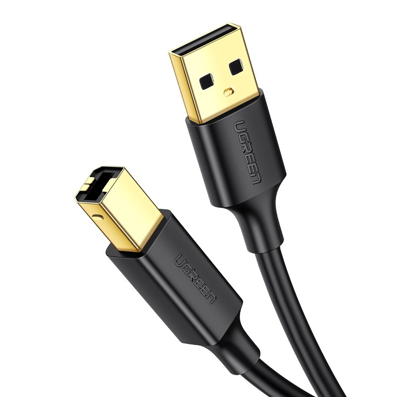 Kábel UGREEN USB/USB 2.0 B, 1,5m čierny