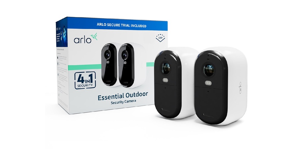 IP kamera Arlo Essential Gen.2 XL 2K Outdoor Security, 2 ks biela IP kamera Arlo Essential Gen.2 XL 2K Outdoor Security, 2 ks biela