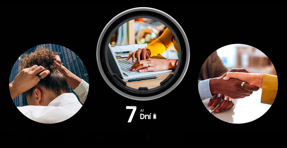 Inteligentný prsteň Samsung Galaxy Ring 6 strieborný