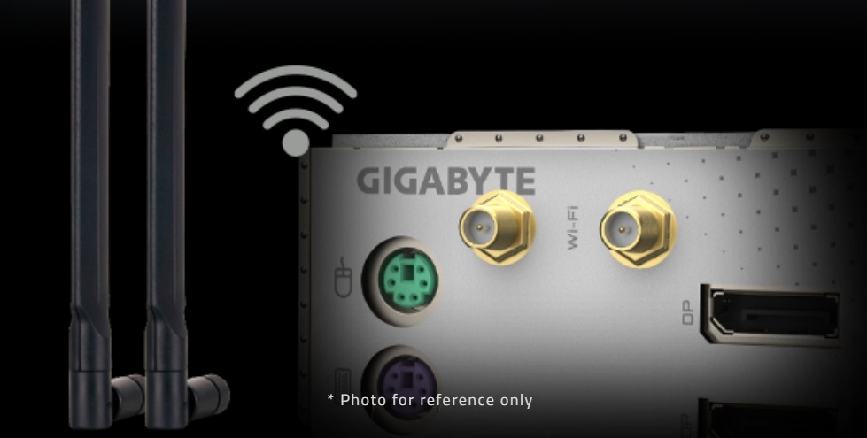 Základná doska GIGABYTE H610M GAMING WIFI DDR4 Bezdrôtová technológia Wi-Fi vám uľahčí pripojenie k sieti aj bez káblov