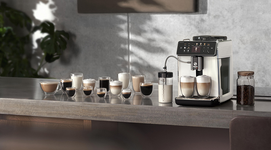 Automatický kávovar Saeco GranAroma SM6580/20 biely