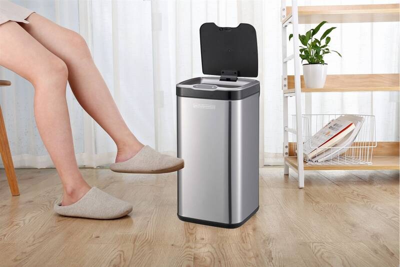 Bezdotykový odpadkový kôš Helpmation CUBE AK6312, 30 l nerez Bezdotykový odpadkový kôš Helpmation CUBE AK6312, 30 l nerez
