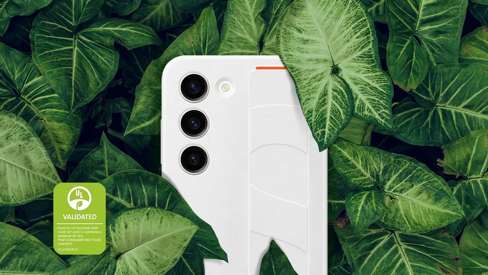 Kryt na mobil Samsung Silicone Grip s pútkom na Galaxy S23 čierny Samsung Silicone Grip s poutkem na Galaxy S23