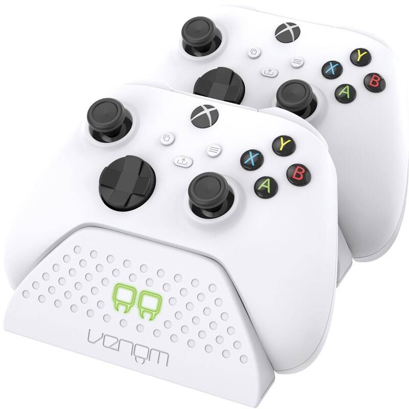 Venom VS2871 Twin pre Xbox Series / Xbox One + 2 batérie (VS2871), biela