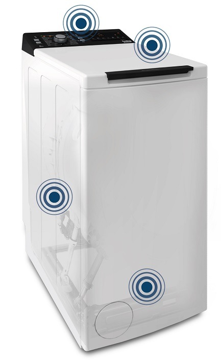 Práčka Beko BTL1WFP10622 biela Práčka Beko BTL1WFP10622, vrchom plnená, optické senzory