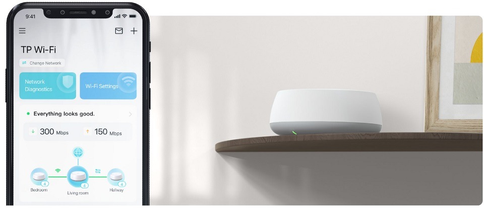 Kompletný Wi-Fi systém TP-Link Deco BE25 (3 ks) biely
