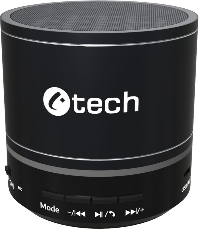 Prenosný reproduktor C-TECH SPK-08, čierny