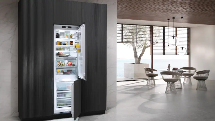 Dóza na potraviny Miele Gourmet Box (velikost M) Vstavaná chladnička Miele s Miele Gourmet Boxy vo vnútri