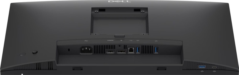 Monitor Dell Pro P 22 P2226H čierny Zadná strana monitora Dell Pro P2226H bez stojana s napájaním, HDMI, DisplayPortom, USB-B, tromi USB-A a USB-C.