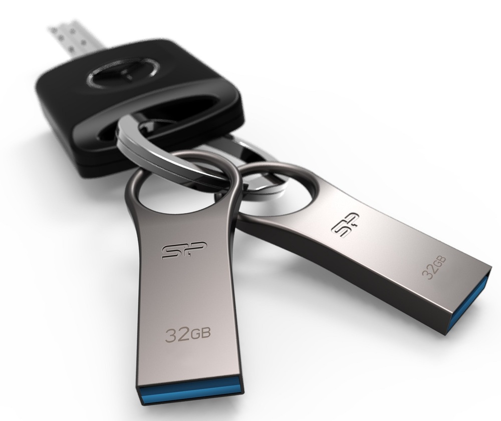USB flashdisk Silicon Power Jewel J80 32 GB strieborný USB flashdisk Silicon Power Jewel J80 32 GB strieborný
