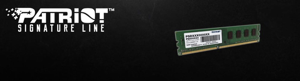 Pamäťový modul Patriot Signature Line 4GB DDR3 1333MHz CL9 DIMM Patriot Signature Line DDR3 4 GB