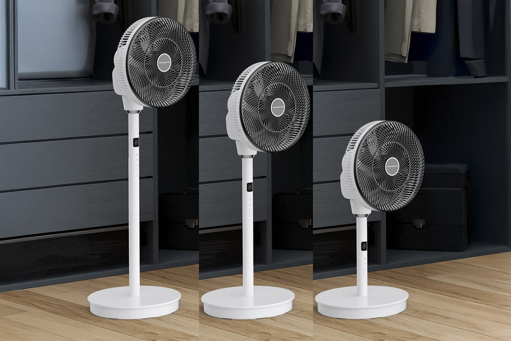 Ventilátor stojanový Rowenta QV5040F0 Turbo Twist Stand biely „Rowenta