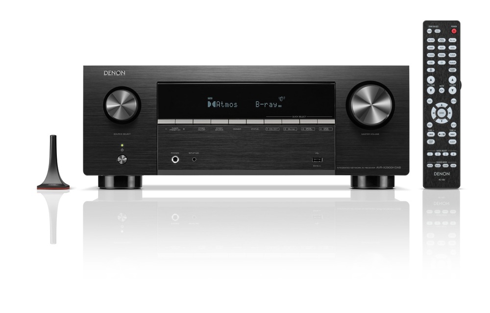 AV Receiver Denon AVR-X2900H DAB čierny AV receiver Denon AVR-X2900H DAB s diaľkovým ovládačom