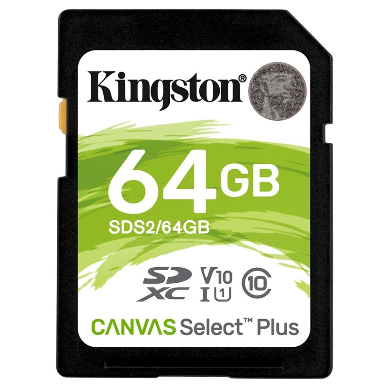 Pamäťová karta Kingston Canvas Select Plus SDXC 64GB UHS-I U1 (100R/10W)