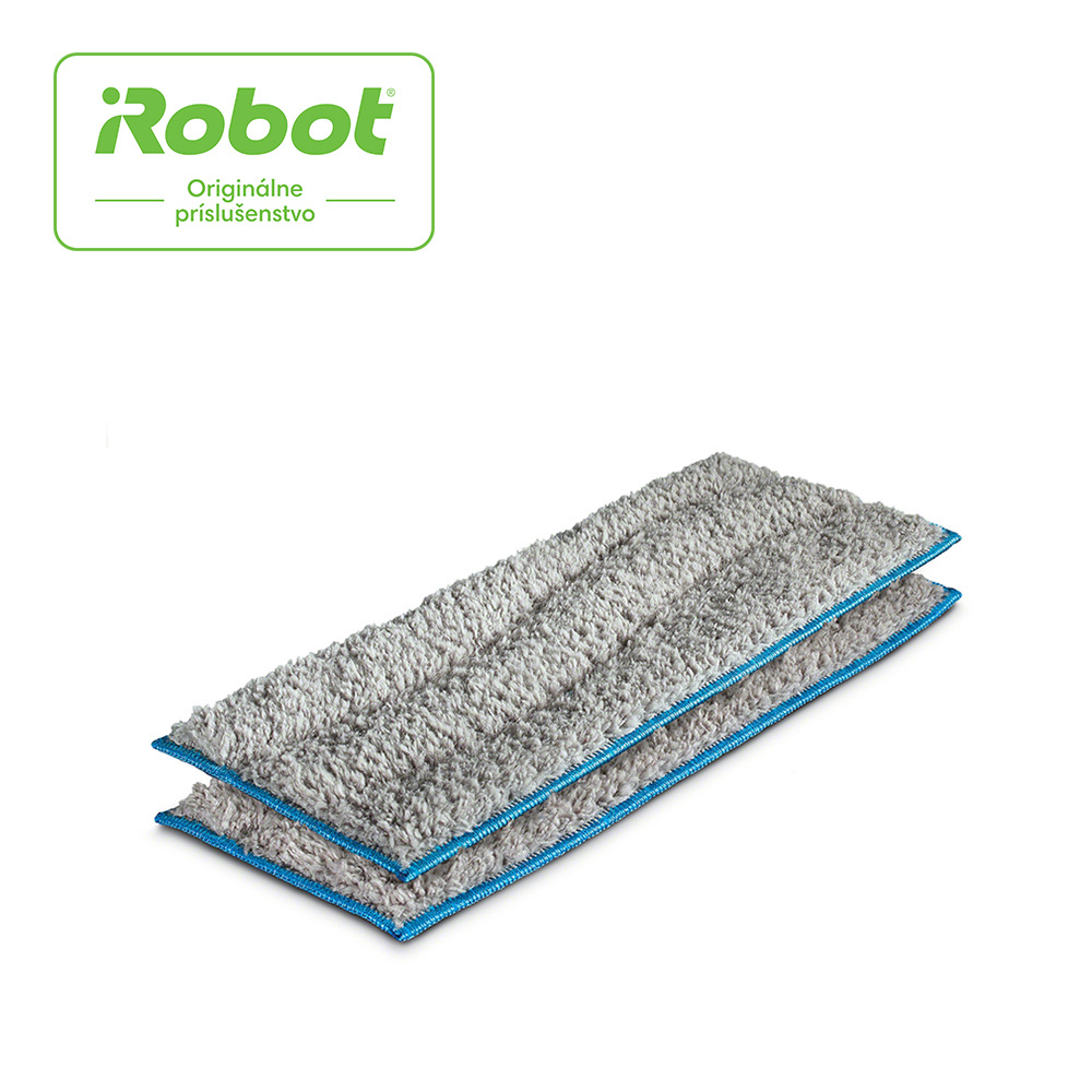 Čistiace textílie iRobot 4643570 Braava jet m6 set prateľných podložiek na mokré mopovanie, 2ks
