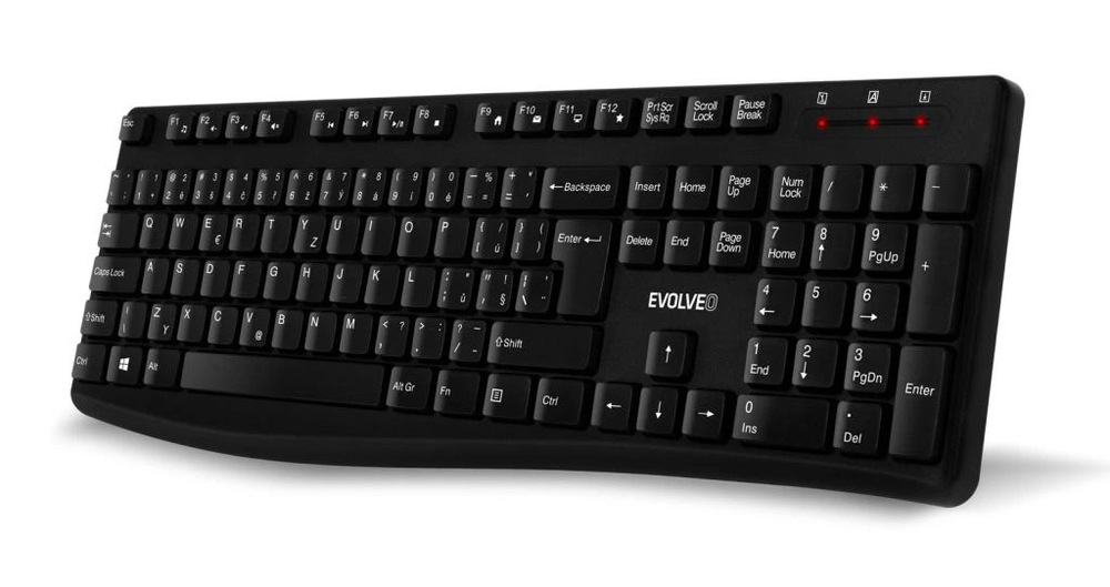 Klávesnica s myšou Evolveo K1050, CZ+SK čierna Evolveo K1050 CZ/SK