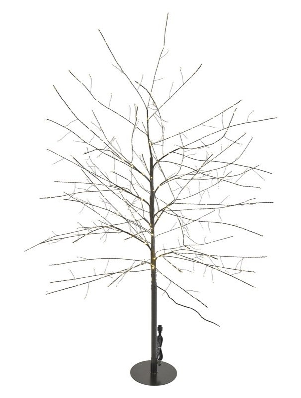 LED dekorácia EMOS svietiaci stromček, 120 cm, 600 Nano LED, vonkajšia aj vnútorná, teplá biela, časovač