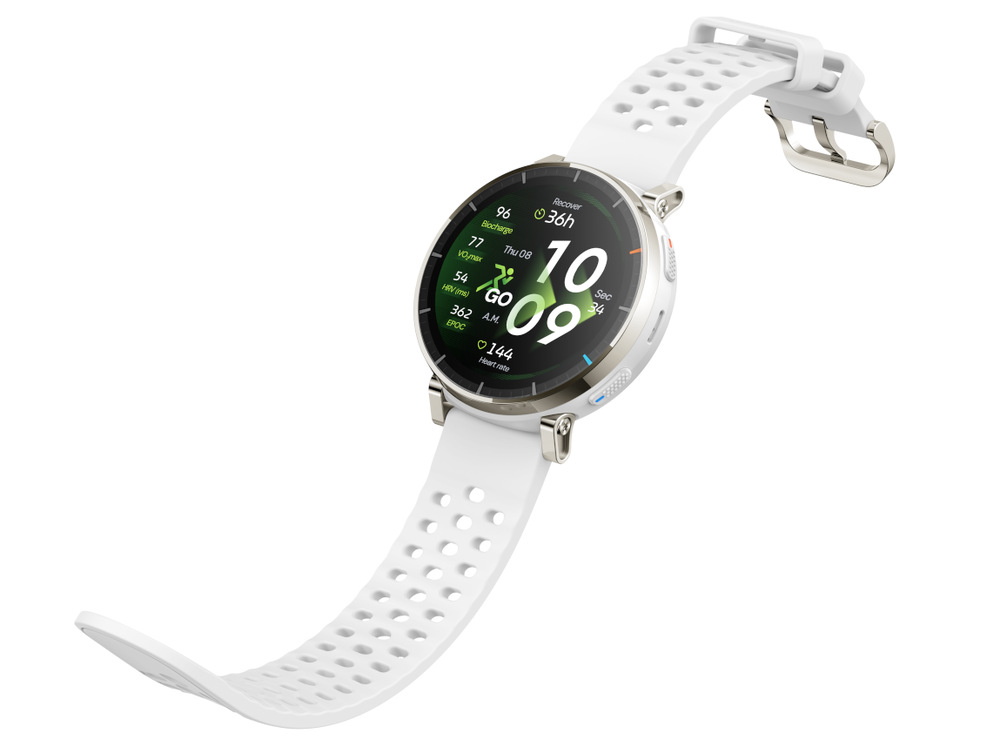 Hodinky Amazfit Active 3 Premium s bielym remienkom