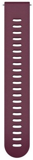 Remienok Garmin Quick Release 20mm, silikónový vínový, strieborná pracka vínový