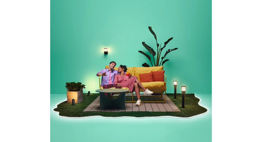 LED pásik WiZ Outdoor RGBW, Matter, 5 m