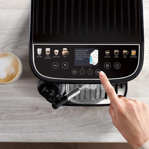 Automatický kávovar De'Longhi Magnifica Evo Next ECAM 310.80.SB čierny/strieborný