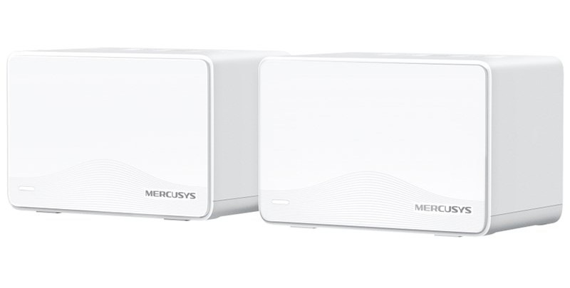 Kompletný Wi-Fi systém Mercusys Halo H85X AX3000 Mesh Wi-Fi 6 (2 ks) biely