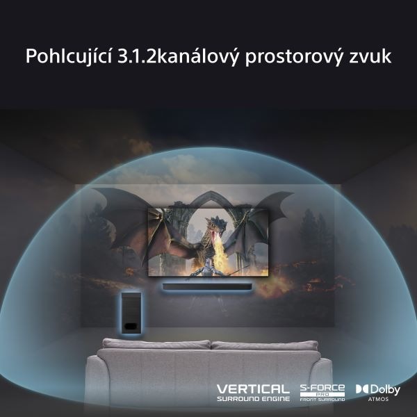 Soundbar Sony HT-B600 Theatre Bar 6 čierny Soundbar Sony HT-B600 Theatre Bar 6