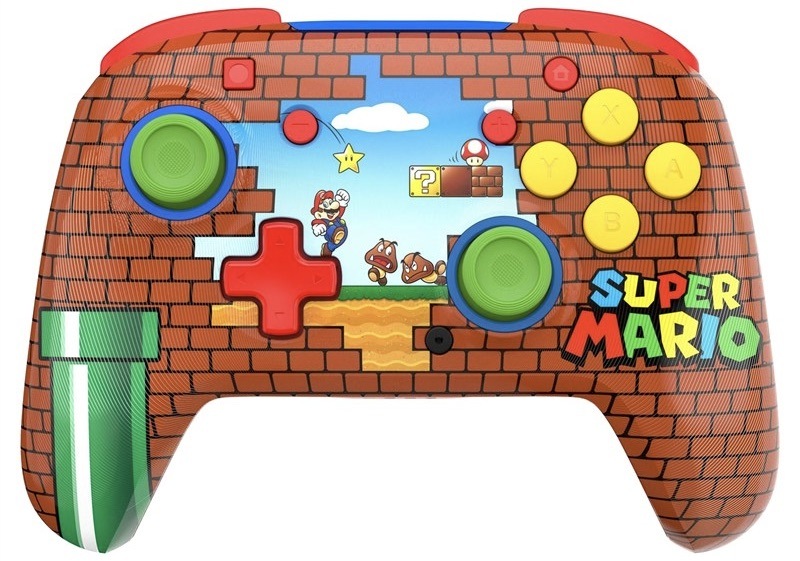 Gamepad Turtle Beach Rematch Wireless Mario Bricks - Nintendo Switch 2 hnedý