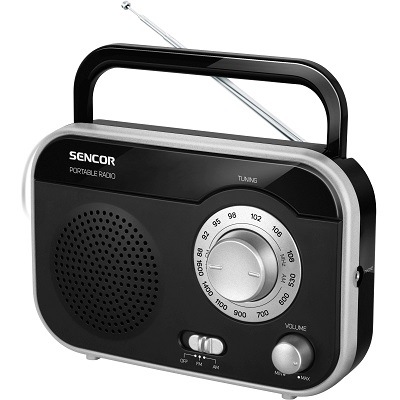Rádioprijímač Sencor SRD 210 BS čierny/strieborný Rádioprijímač Sencor SRD 210 BS čierny/strieborný