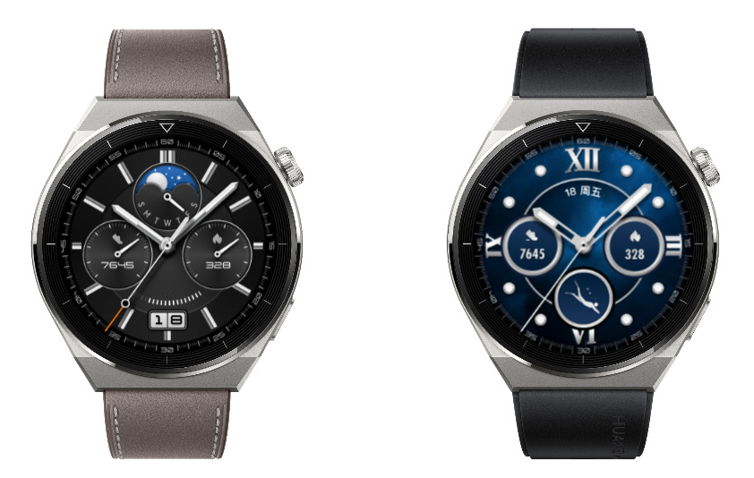 Inteligentné hodinky Huawei Watch GT 3 Pro 46 mm - Light Titanium Case + Gray Leather Strap Inteligentné hodinky Huawei Watch GT 3 Pro 46 mm - Light Titanium Case + Gray Leather Strap
