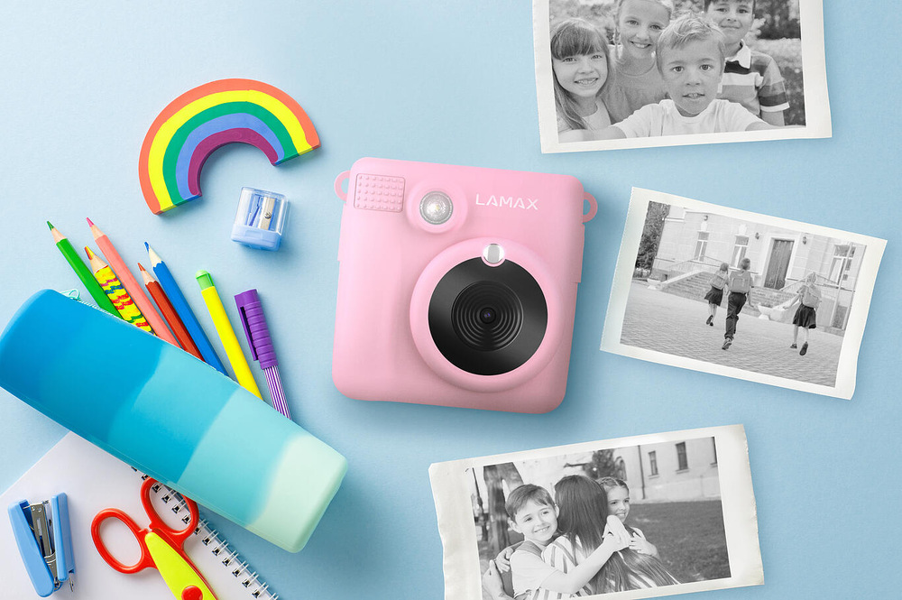 Instantný fotoaparát LAMAX InstaKid1 ružový LAMAX InstaKid1, ružová