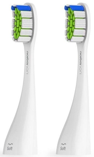 Náhradné hlavice Niceboy ION Sonic PRO UV Soft white (2 ks)