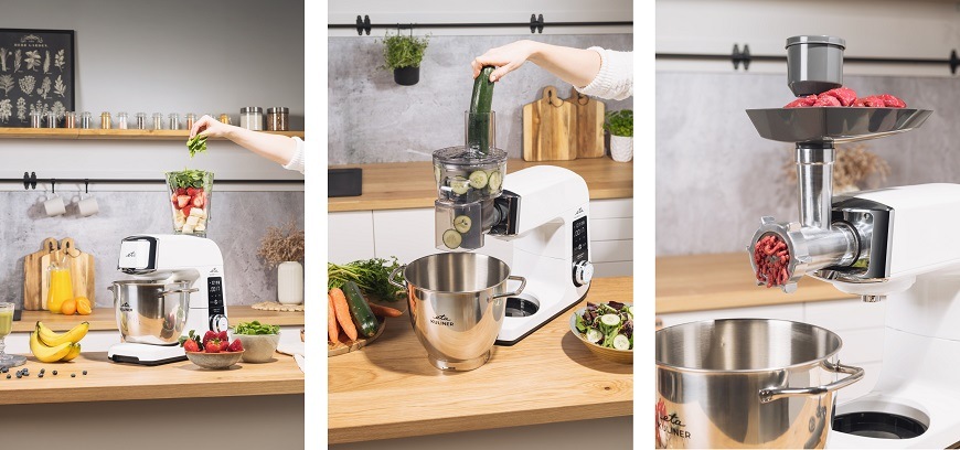 Kuchynský robot ETA Gratus Kuliner II Origin 2038 90000 biely Kuchynský robot ETA Kuliner II Origin 2038 90000, nadstavce