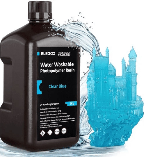 UV resin Elegoo Water-washable 2kg modrá