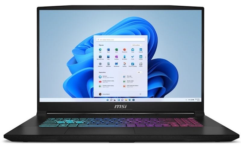Notebook MSI Katana 17 HX B14WGK-026CZ čierny