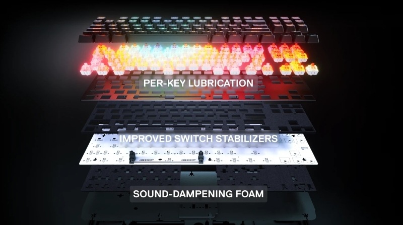 Klávesnica SteelSeries Apex Pro TKL Gen 3 US čierna