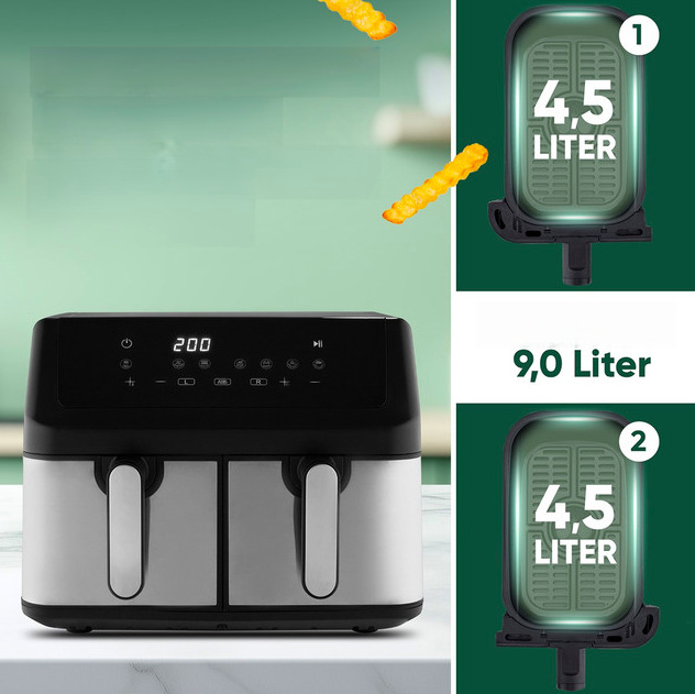 Fritéza teplovzdušná Profi Cook FR 1296 H čierna Fritéza teplovzdušná ProfiCook FR 1296 H