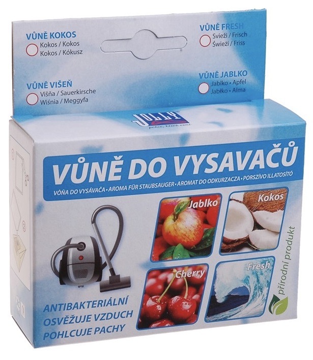 Vôňa do vysávača Jolly s jablkovou vôňou, 5 ks v balení