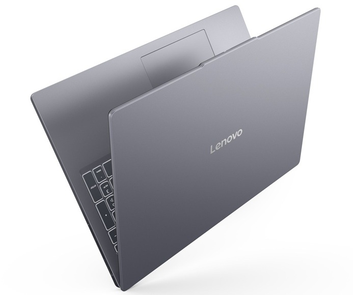 Notebook Lenovo IdeaPad Slim 3 15ARP10 sivý Detail obrázku notebooku.